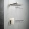 Kibi Cube Pressure Balanced Single Function Shower System with Rough In Valve - Brushed Nickel KSF411BN - alternate 6